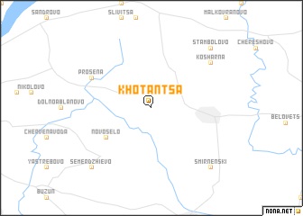 map of Khotantsa