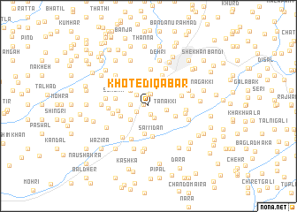 map of Khotedi Qabar