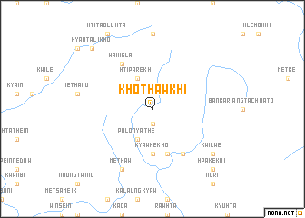 map of Khothawkhi