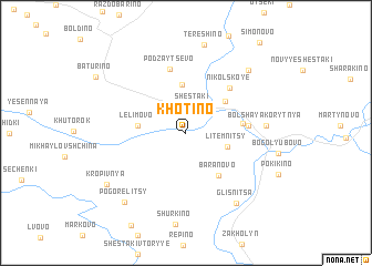 map of Khotino