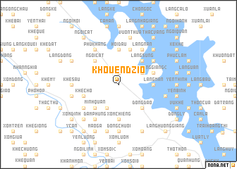map of Khouen Dzio