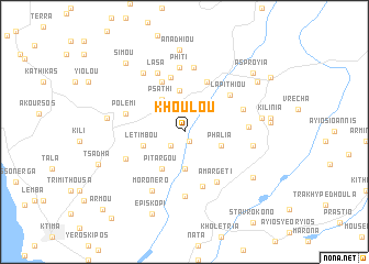 map of Khoulou