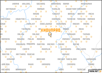 map of Khoun Pao