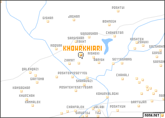 map of Khowr Khīārī