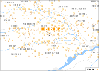 map of Khowurwor