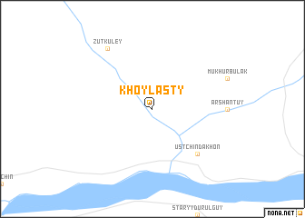 map of Khoylasty