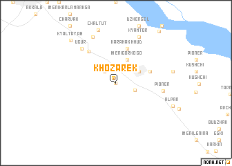 map of Khozarek