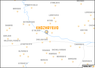 map of Khozhayevo