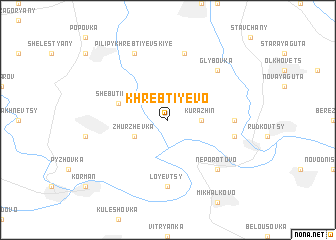 map of Khrebtiyevo