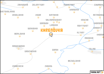 map of Khrenovka