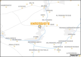 map of Khrenovoye