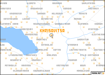 map of Khrisovítsa