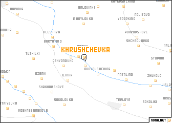 map of Khrushchëvka