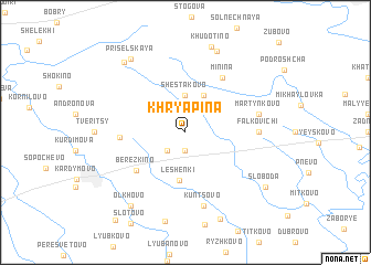 map of Khryapina
