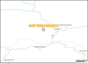 map of Khryashchevskiy