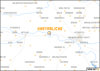 map of Khrypaliche