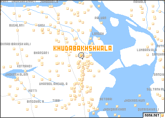 map of Khuda Bakhshwāla