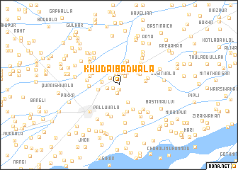 map of Khudāī Bādwāla