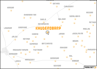 map of Khudero Barp