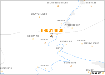 map of Khudyakov