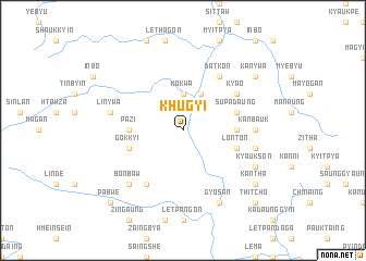 map of Khugyi
