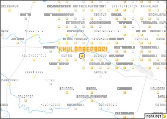 map of Khulan Berbāri