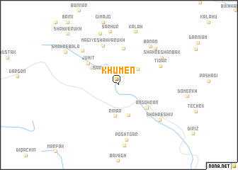 map of Khūmen