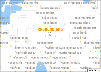 map of Khŭm Lngiĕng