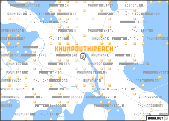 map of Khŭm Poŭthĭ Réach