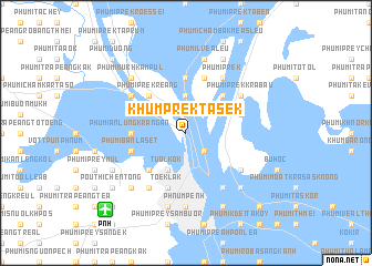map of Khŭm Prêk Tasék