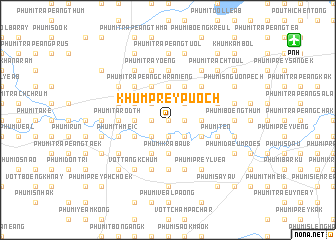 map of Khŭm Prey Puŏch