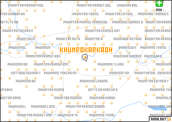 map of Khŭm Rôkar Kaôh