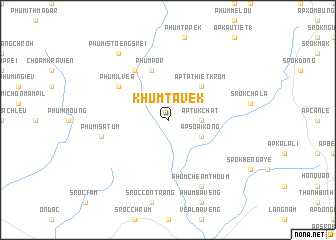 map of Khum Tavek