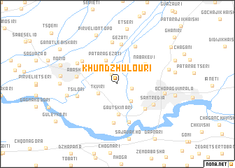 map of Khundzhulouri