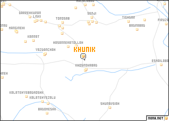 map of Khūnīk