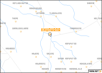 map of Khunwana