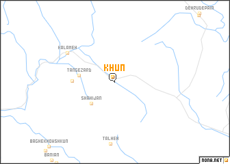 map of Khūn