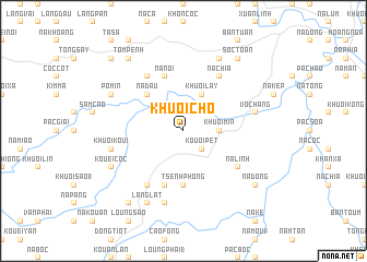 map of Khuôi Chò