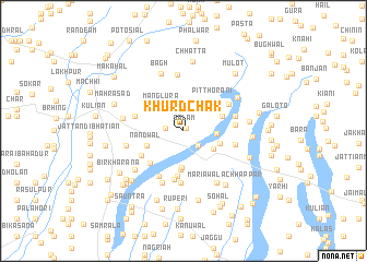 map of Khurd Chak