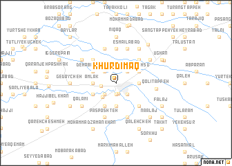 map of Khūrdīmāq