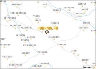 map of Khūrmālah