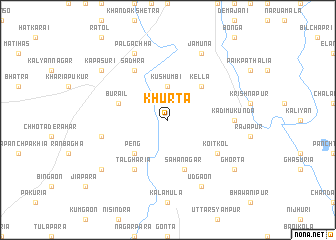 map of Khurta