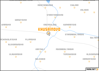 map of Khusainovo