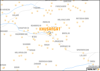 map of Khusan Gat