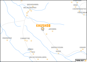 map of Khūshāb