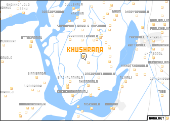 map of Khushrāna