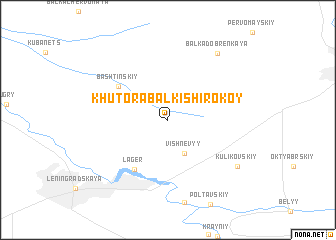 map of Khutora Balki Shirokoy