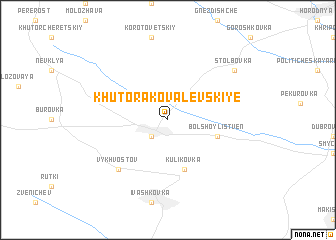 map of Khutora Kovalevskiye