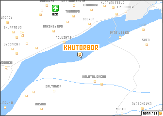 map of Khutor Bor