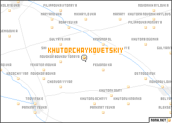 map of Khutor Chaykovetskiy